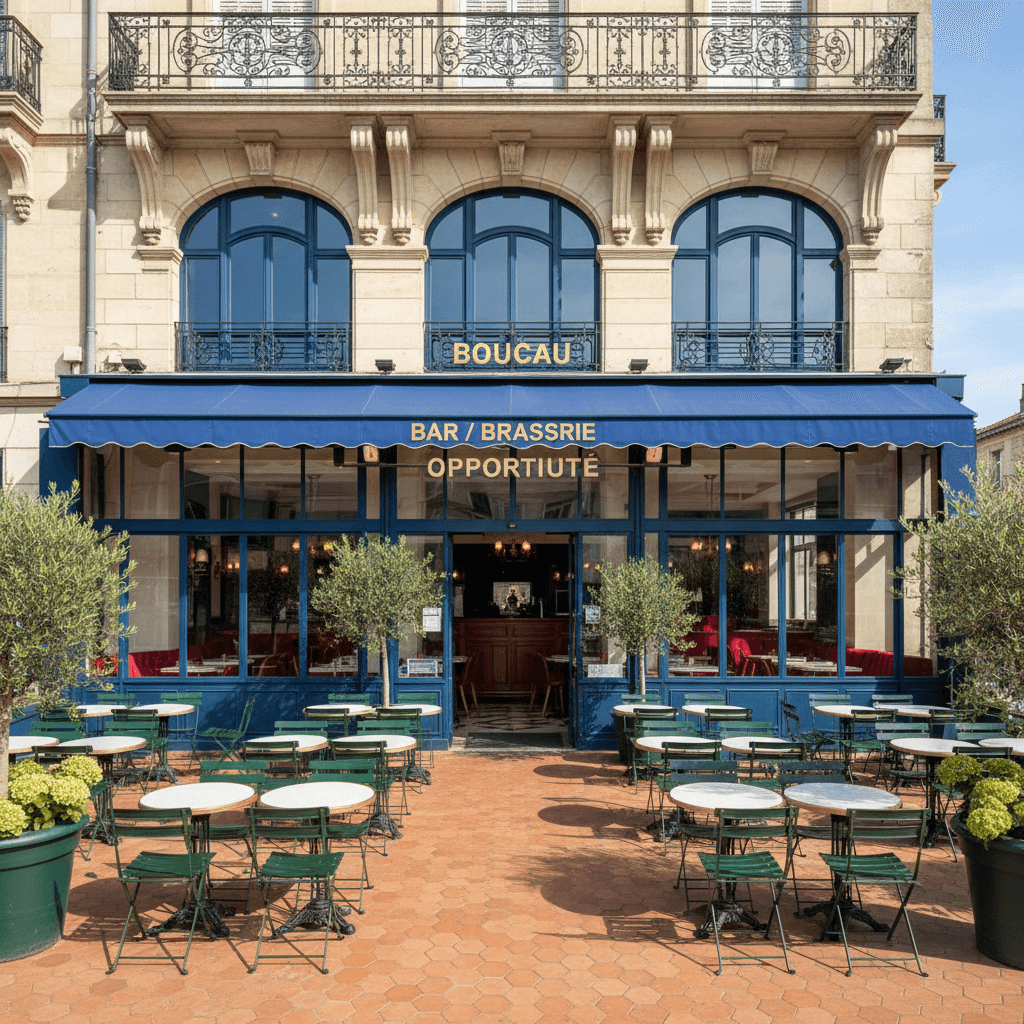 Bar-brasserie 200m² à Boucau : terrasse - licence IV - Image 1