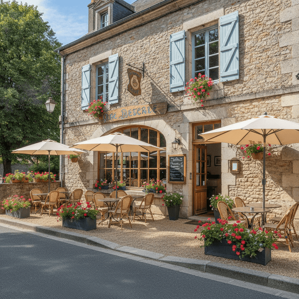 Restaurant 211m² à Rémérangles : terrasse - licence IV - Image 1