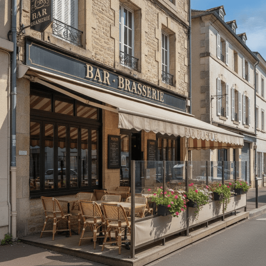 Bar-brasserie 200m² à Landes : terrasse - licence IV - Image 1