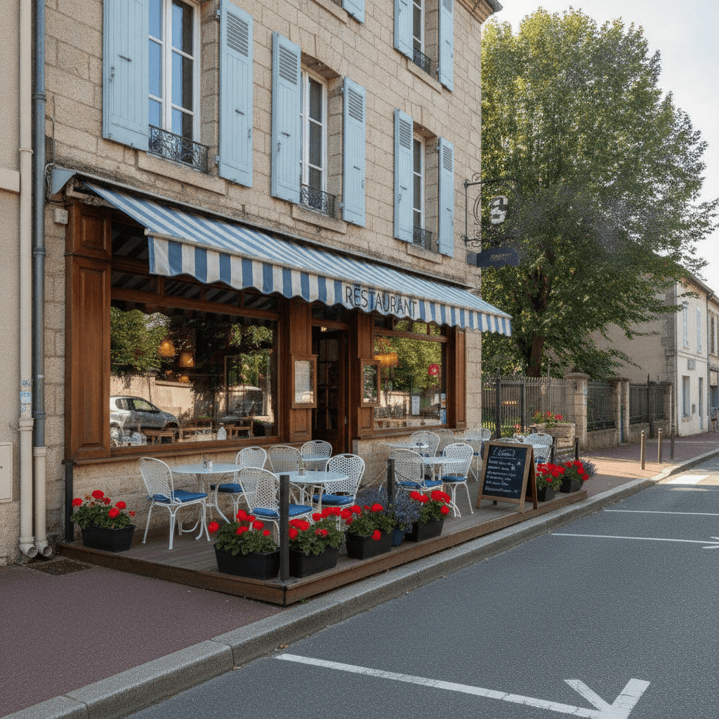 Restaurant 260m² à Sainte-Savine : terrasse - licence IV - Image 1