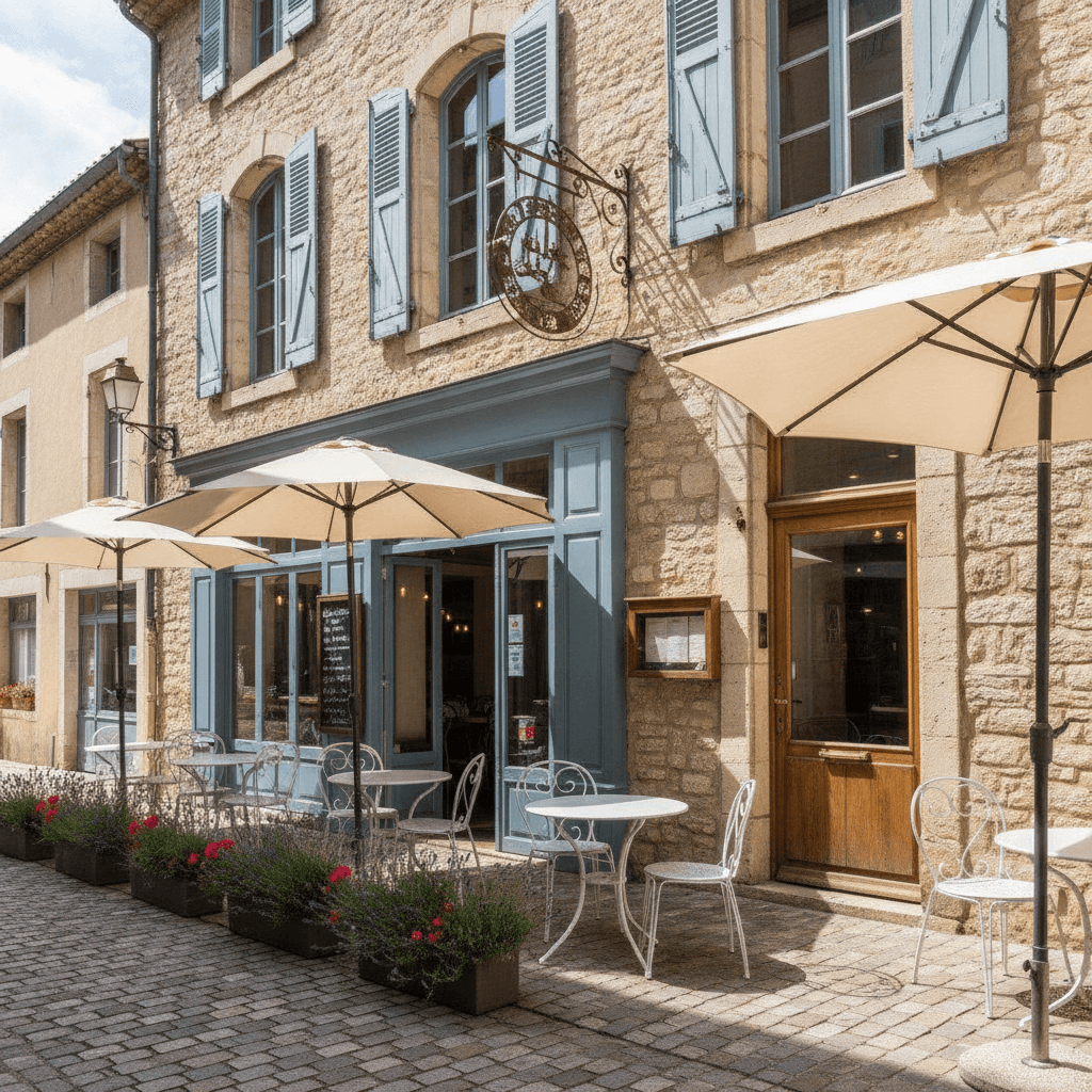 Restaurant à Vaison-la-Romaine : terrasse - licence IV - Image 1