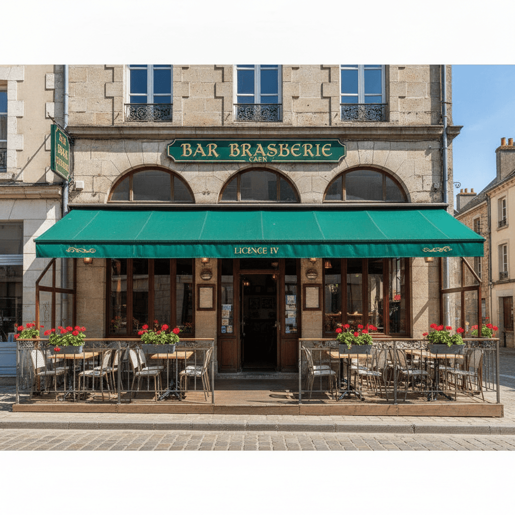 Bar-brasserie à Caen : terrasse - licence IV - Image 1
