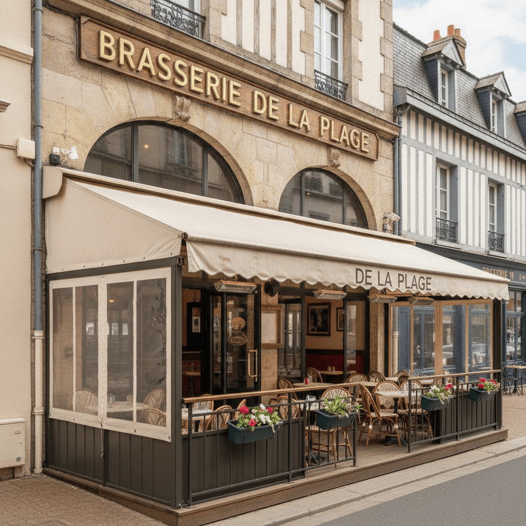 Restaurant à Trouville-Sur-Mer : terrasse - licence IV - Image 1
