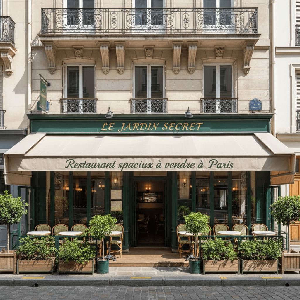 Restaurant 103 couverts à Paris : terrasse - licence IV