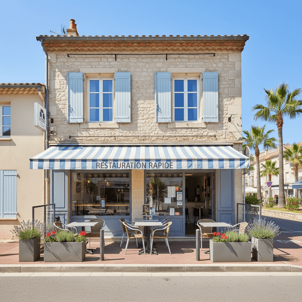 Fast-food 427m² à Six-Fours-Les-Plages : terrasse - licence IV - Image 1