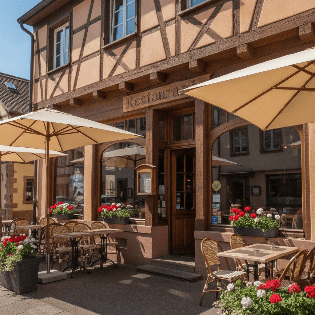 Restaurant 90m² à Schiltigheim : terrasse - extraction - Image 1