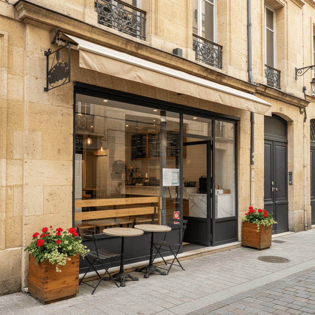 Fast-food 37m² à Bordeaux : extraction