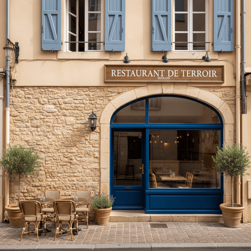 Restaurant à Toulon : terrasse - extraction - Image 1
