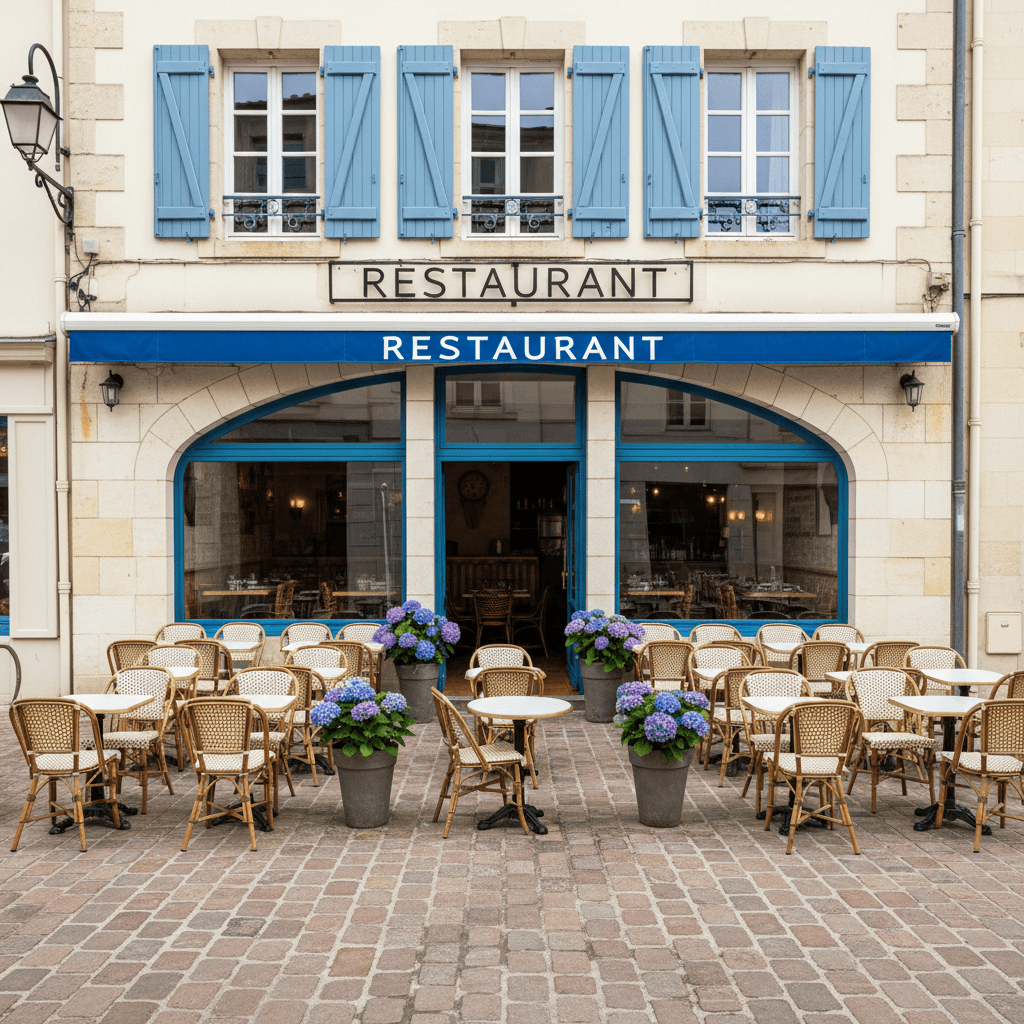 Restaurant 75m² à Pornic : terrasse - licence IV - Image 1