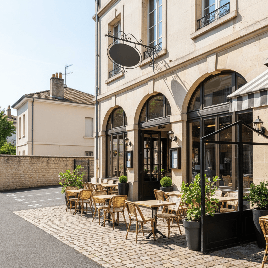 Restaurant 635m² à Écully : terrasse - licence IV - Image 1