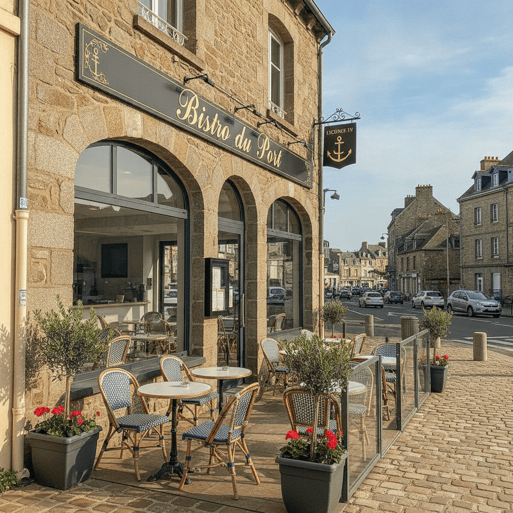 Fast-food à Dinard : terrasse - licence IV - Image 1