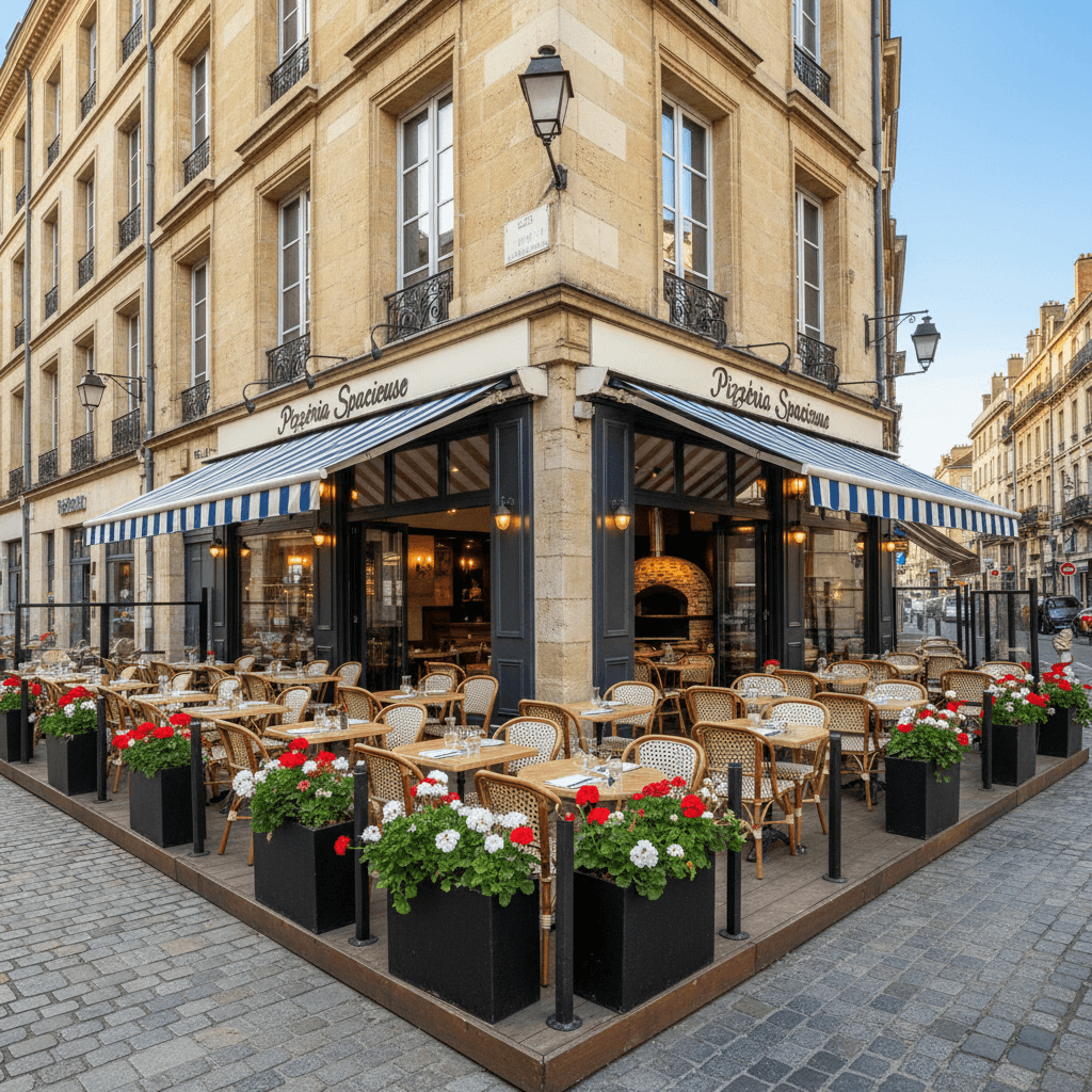 Restaurant à Bordeaux : terrasse - licence IV