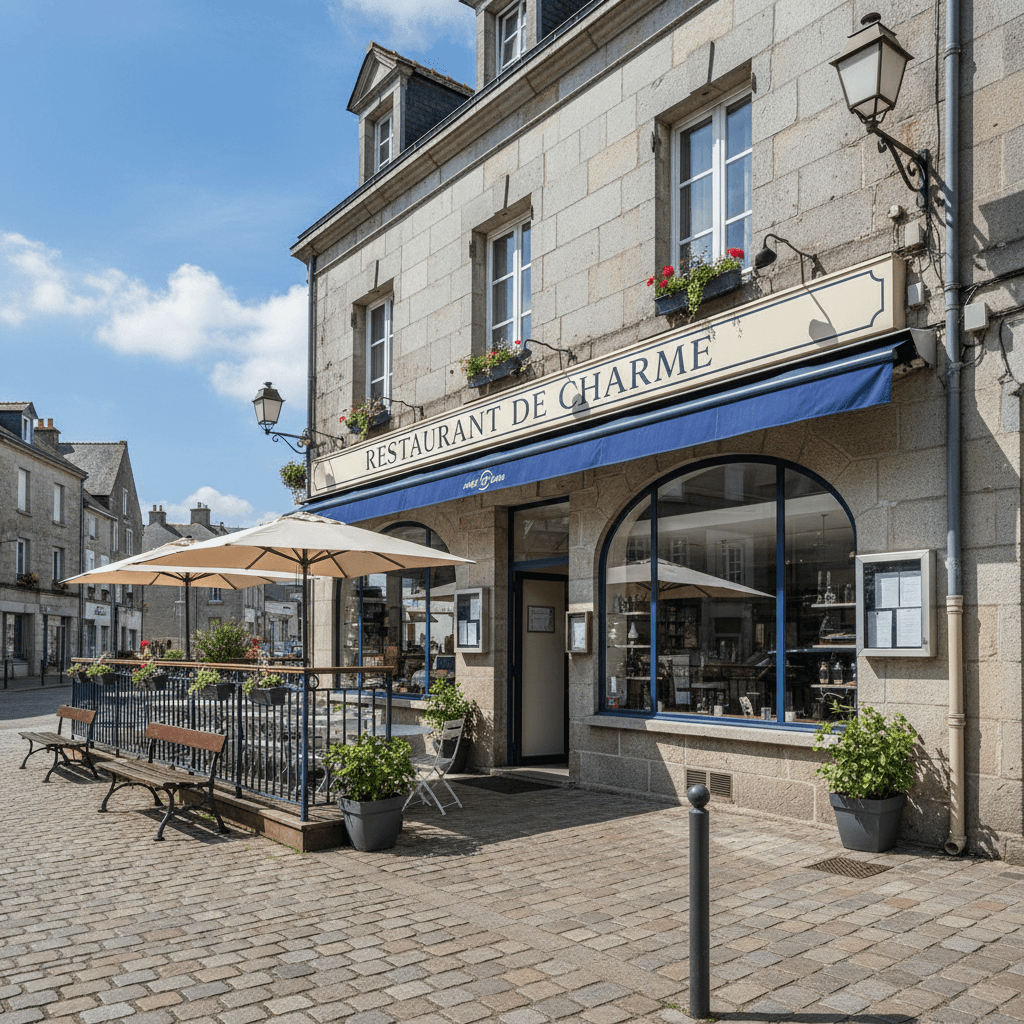 Restaurant à Saint-Brieuc : terrasse - licence IV - Image 1