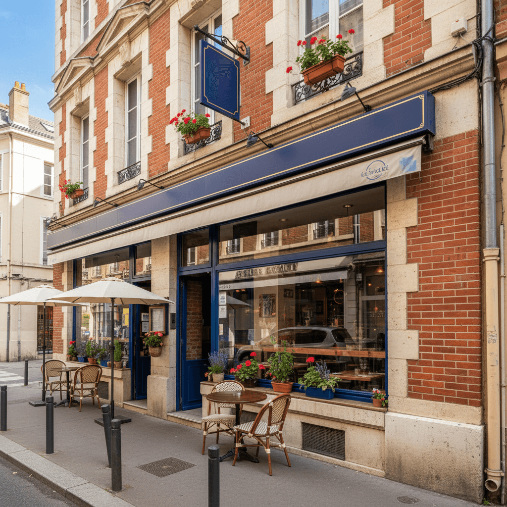 Restaurant 82m² à Toulouse : terrasse - extraction - Image 1