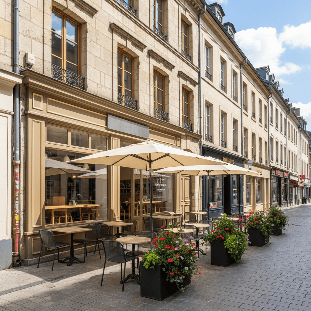 Fast-food 120m² à Nancy : terrasse - Image 1