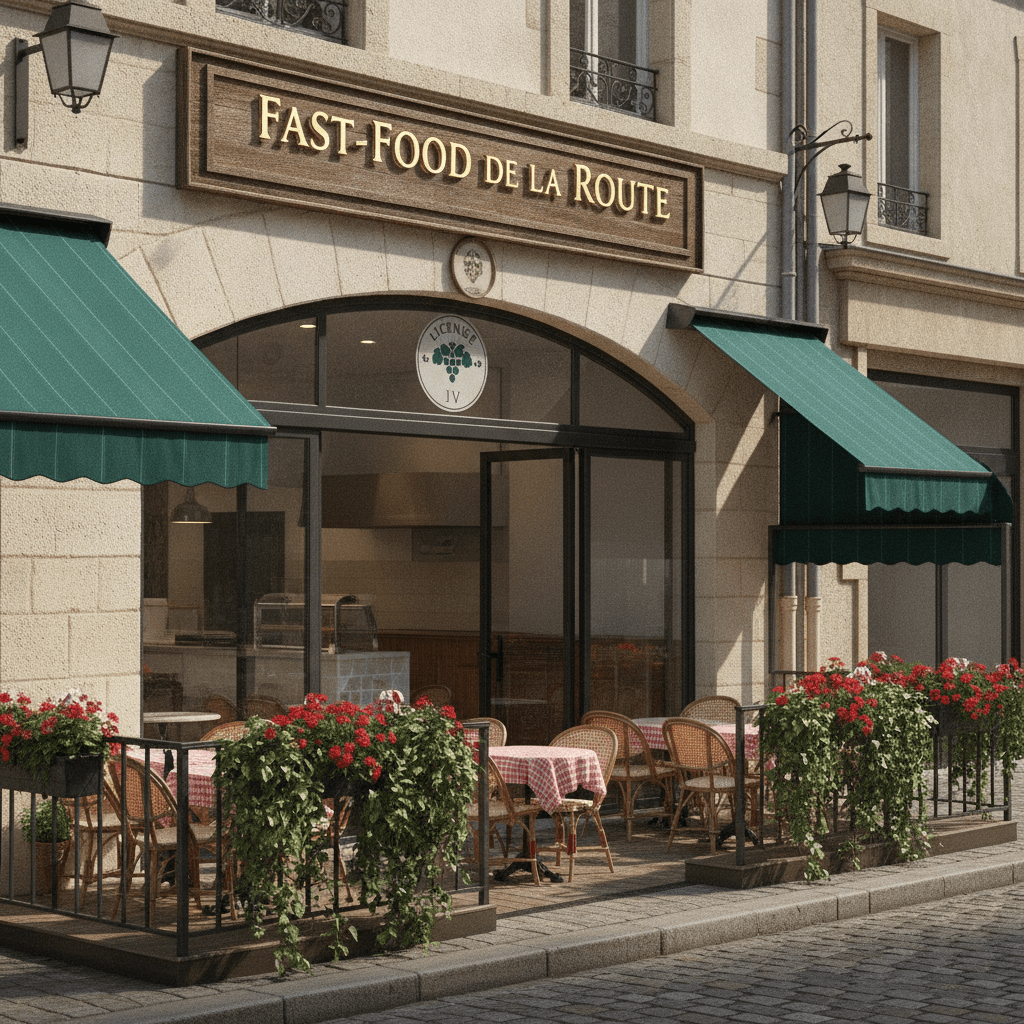 Fast-food 150m² à Saint-Hilaire-Du-Rosier : terrasse - licence IV - Image 1