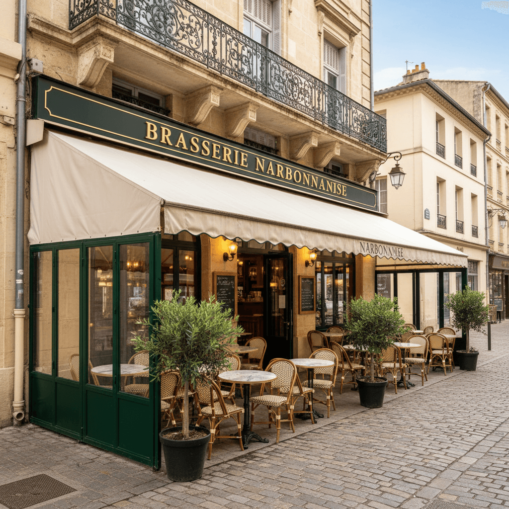 Bar-brasserie 110m² à Narbonne : terrasse - licence IV - Image 1