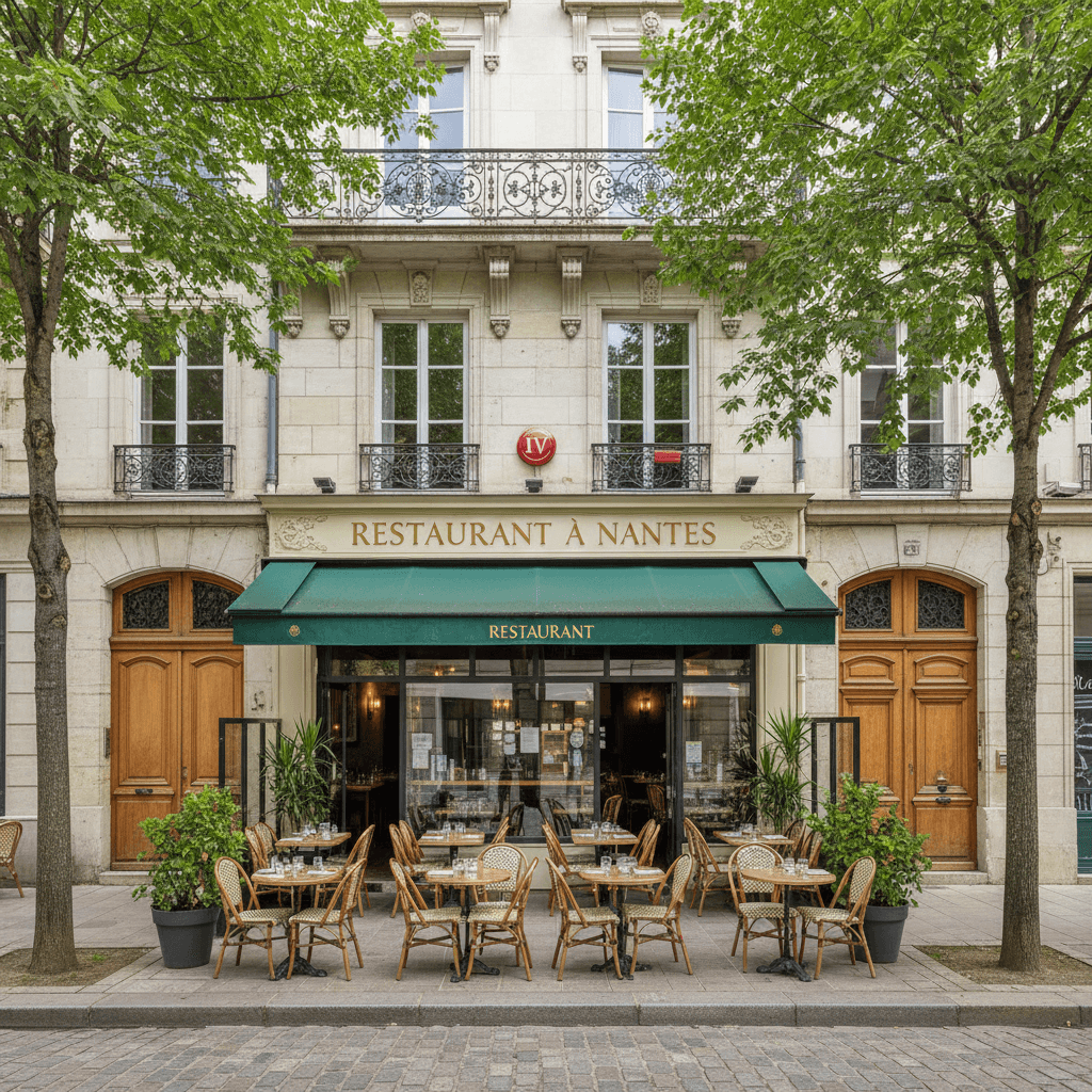 Restaurant à Nantes : terrasse - licence IV