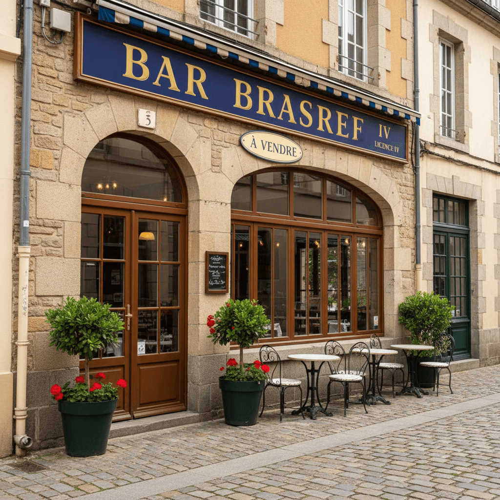 Bar-brasserie 100m² à Brest : terrasse - licence IV - Image 1