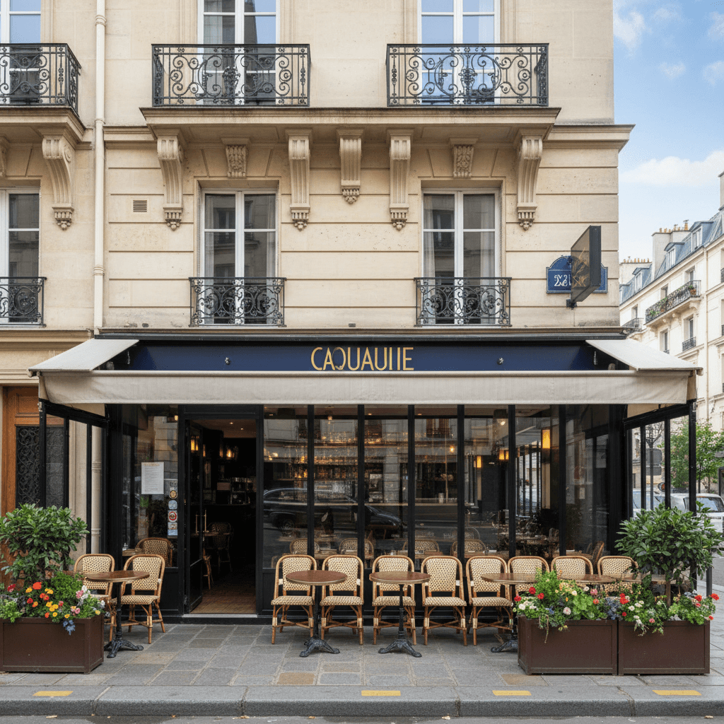 Restaurant 79m² à Paris : extraction