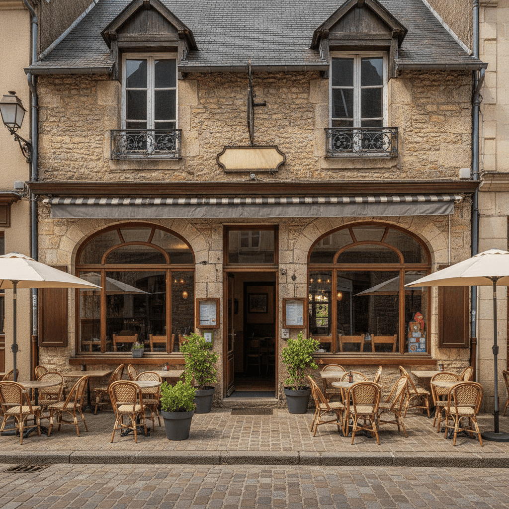Restaurant 150m² à Avallon : terrasse - licence IV - Image 1