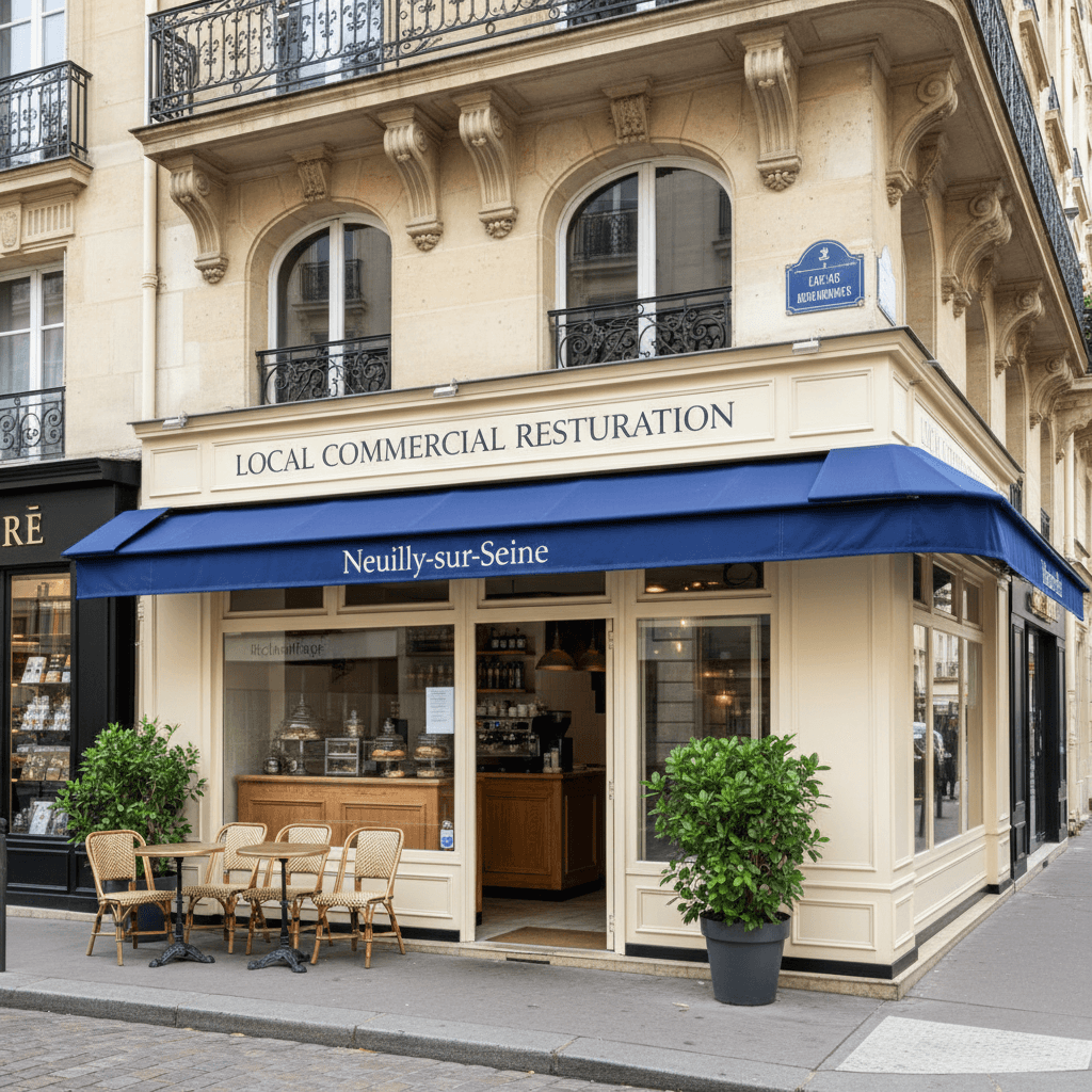Restauration sans nuisance (Pas de conduit, réchauffage) 6 couverts à Neuilly-sur-Seine - Image 1