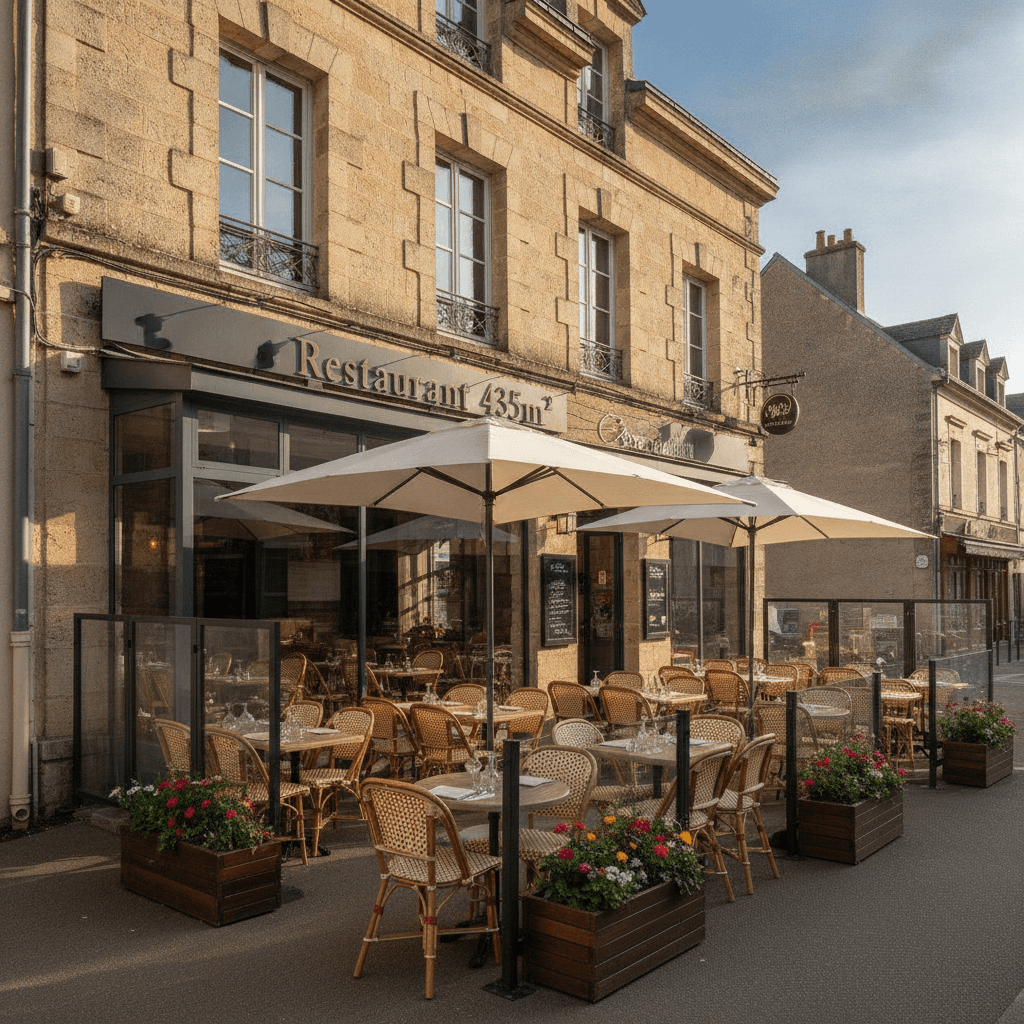 Restaurant 435m² à Clermont : terrasse - licence IV - Image 1