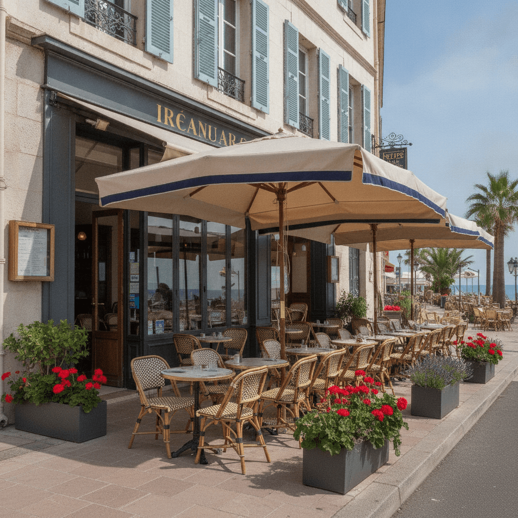 Restaurant 45m² à Marseille : terrasse - licence IV