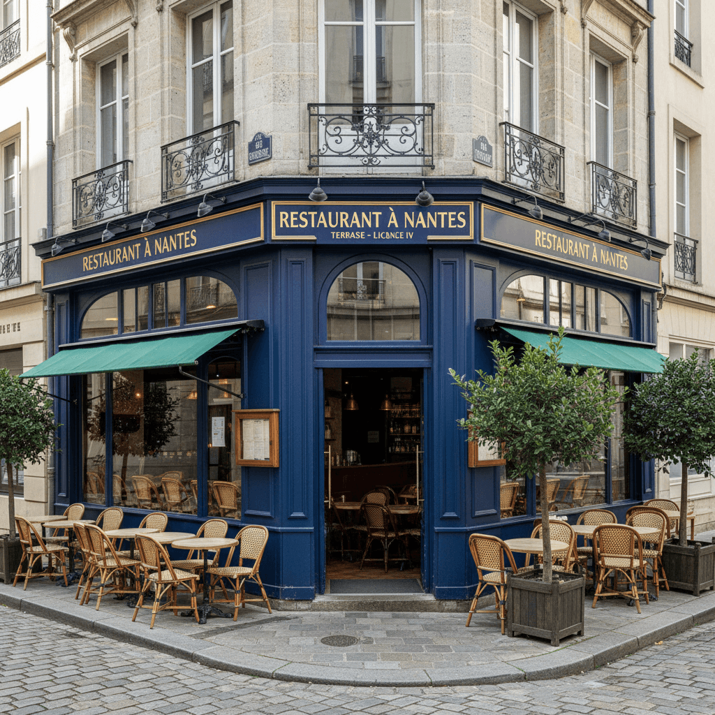 Restaurant à Nantes : terrasse - licence IV