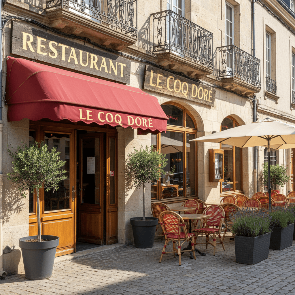 Restaurant 83m² à Saint-Antoine-Sur-L'Isle : terrasse - extraction - Image 1
