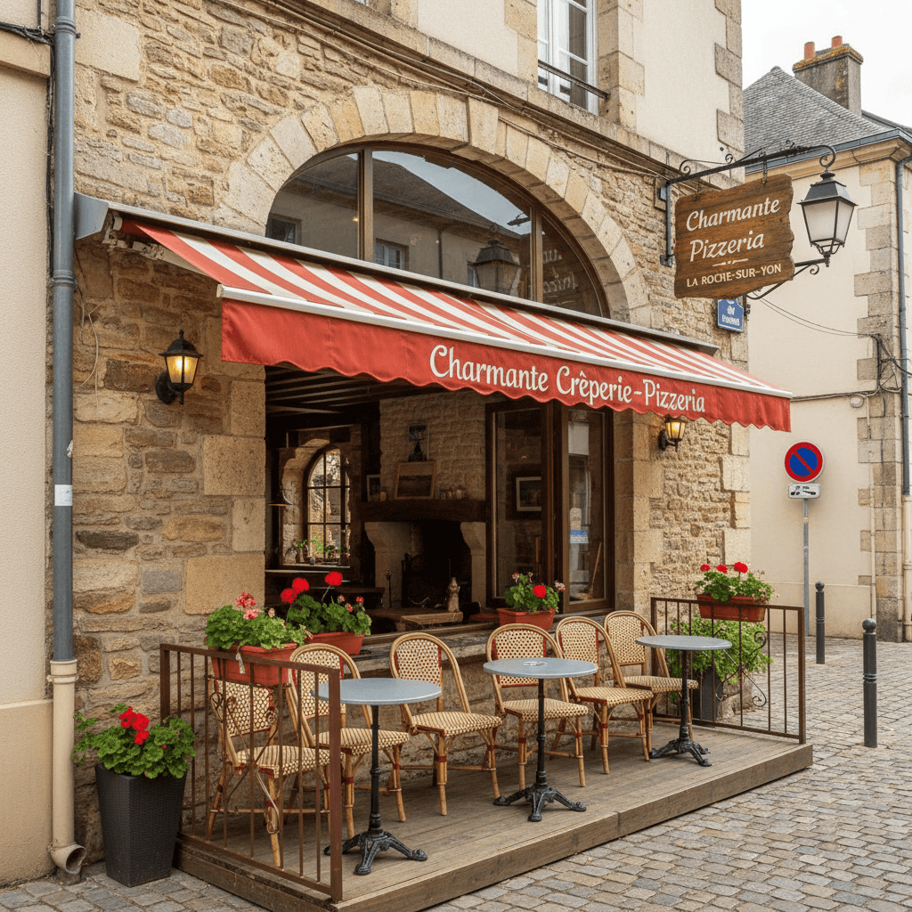 Restaurant 80m² à La Roche-Sur-Yon : cuisine équipée - Image 1