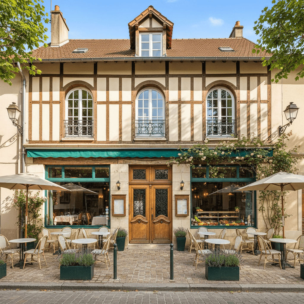 Restaurant 80m² à Domarin : terrasse - licence IV - Image 1