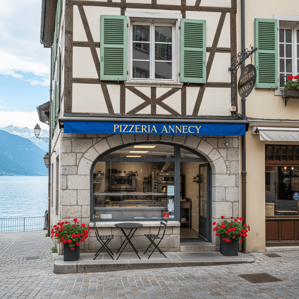 Fast-food à Annecy : terrasse - licence IV - Image 1