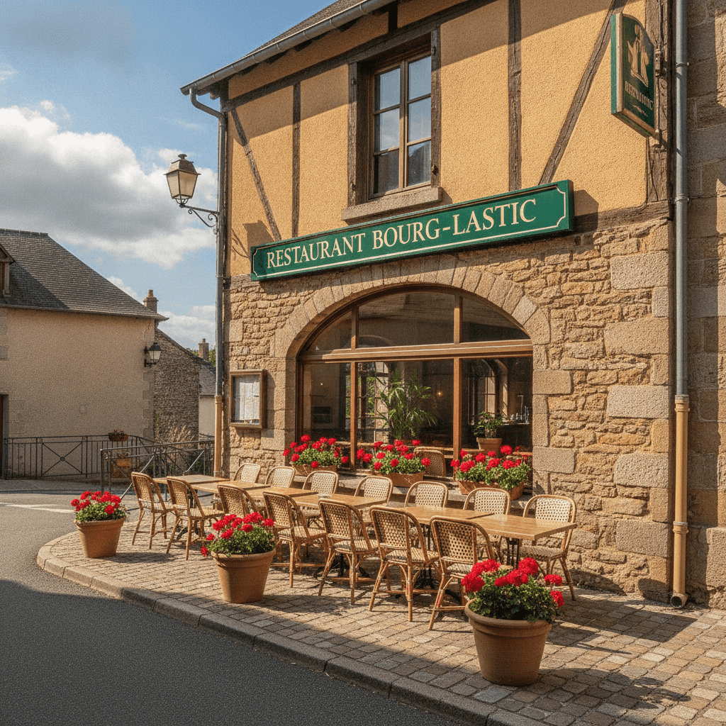 Restaurant 152m² à Bourg-Lastic : terrasse - licence IV - Image 1