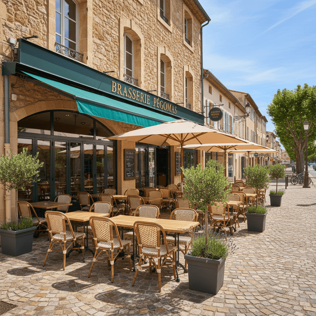 Bar-brasserie à Pégomas : terrasse - licence IV - Image 1