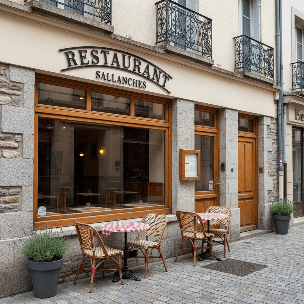 Restaurant 72m² à Sallanches : terrasse - licence IV - Image 1