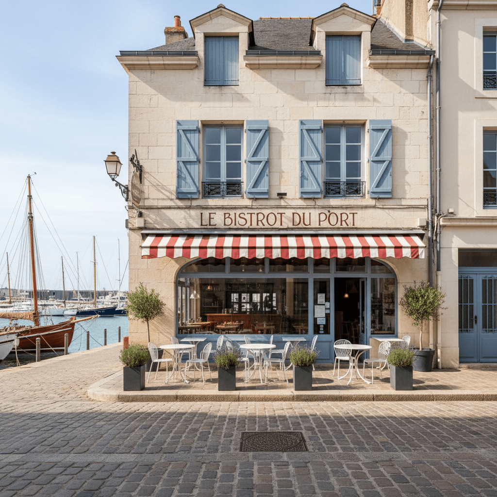Restaurant à La Rochelle : terrasse - licence IV - Image 1