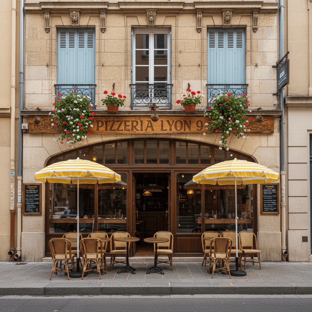 Restaurant 49m² à Lyon : terrasse - licence IV