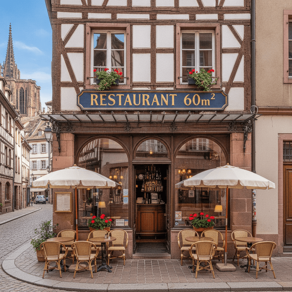 Restaurant 60m² à Strasbourg - Image 1