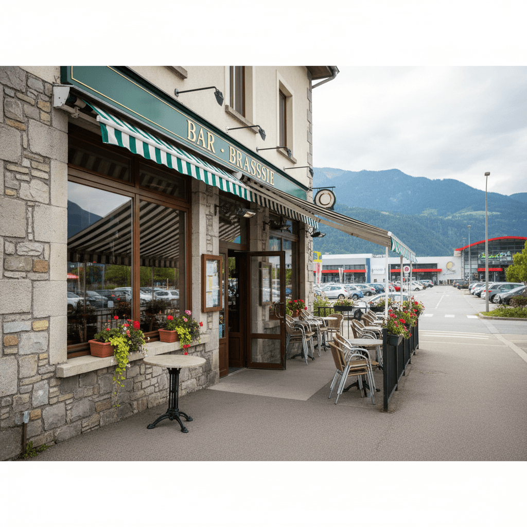 Bar-brasserie 90m² à Jacob-Bellecombette : terrasse - licence IV - Image 1