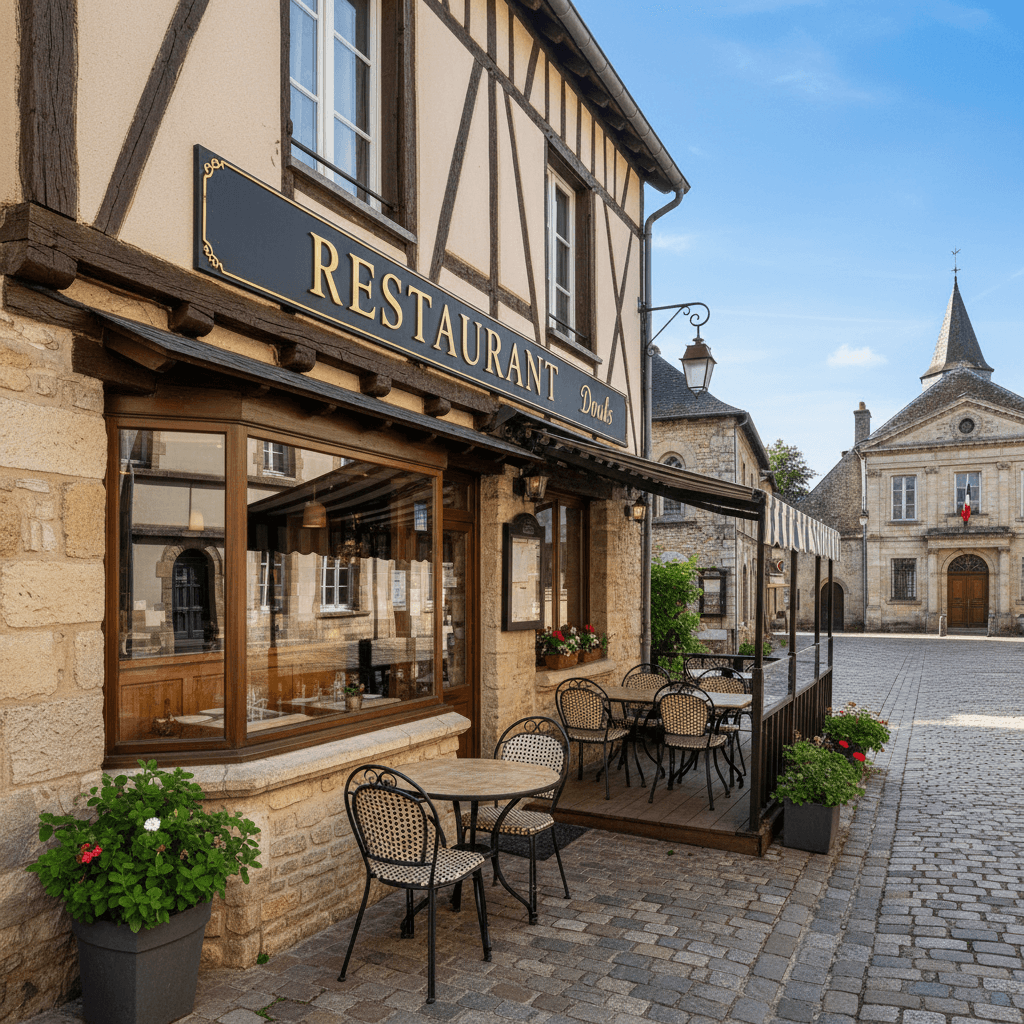 Restaurant 300m² à Doubs : terrasse - licence IV - Image 1