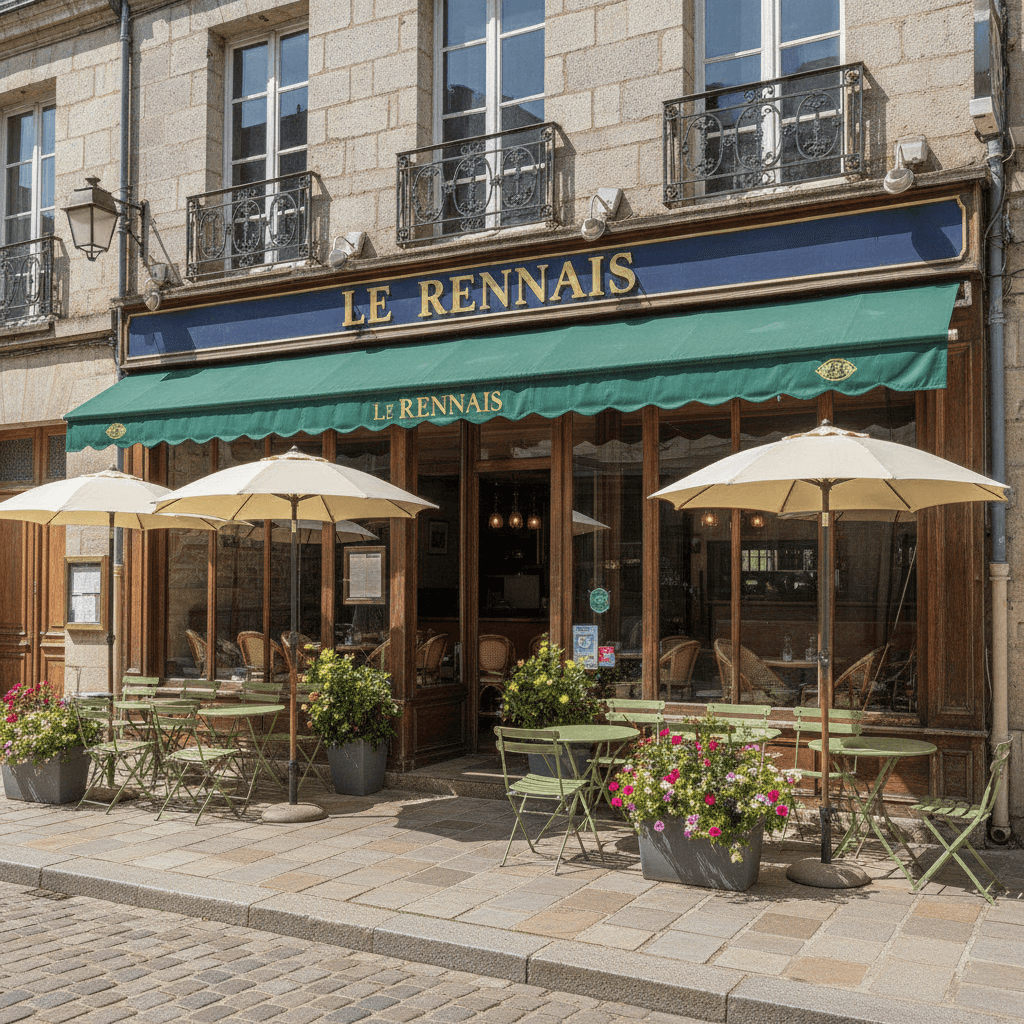 Restaurant 150m² à Rennes : terrasse - licence IV