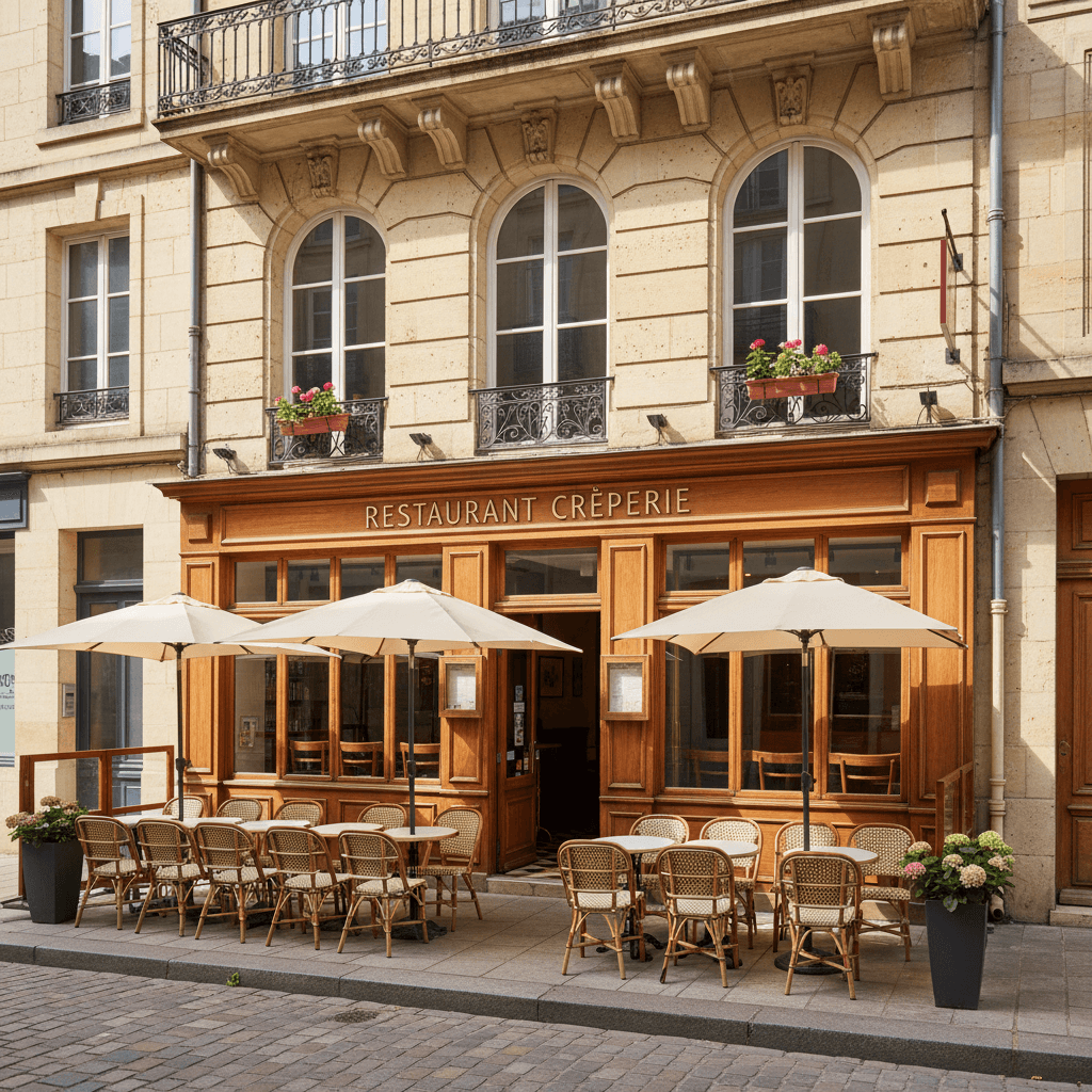 Restaurant 70m² à Nantes : terrasse - Image 1