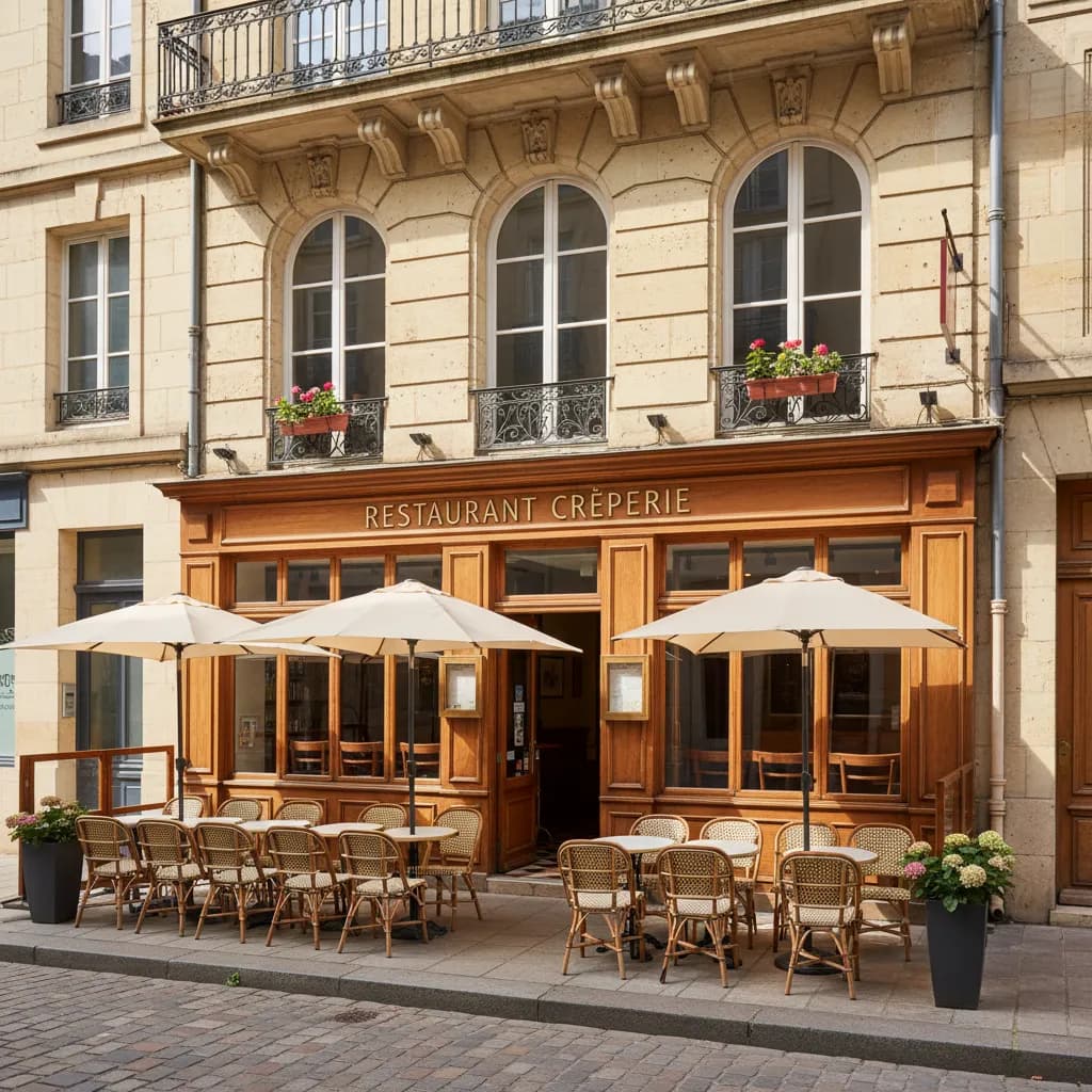 Restaurant 70m² à Nantes : terrasse - Image 1