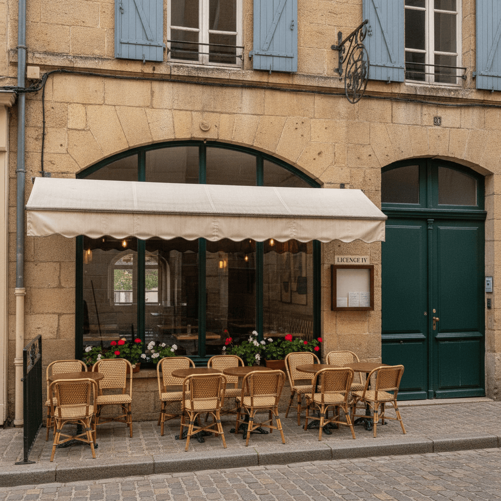 Restaurant à Angers : terrasse - licence IV