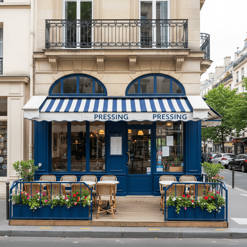 Pressing 33m² à Paris : extraction