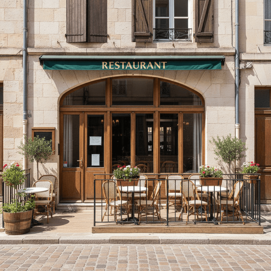 Restaurant 320m² à La Rochelle : terrasse - licence IV - Image 1