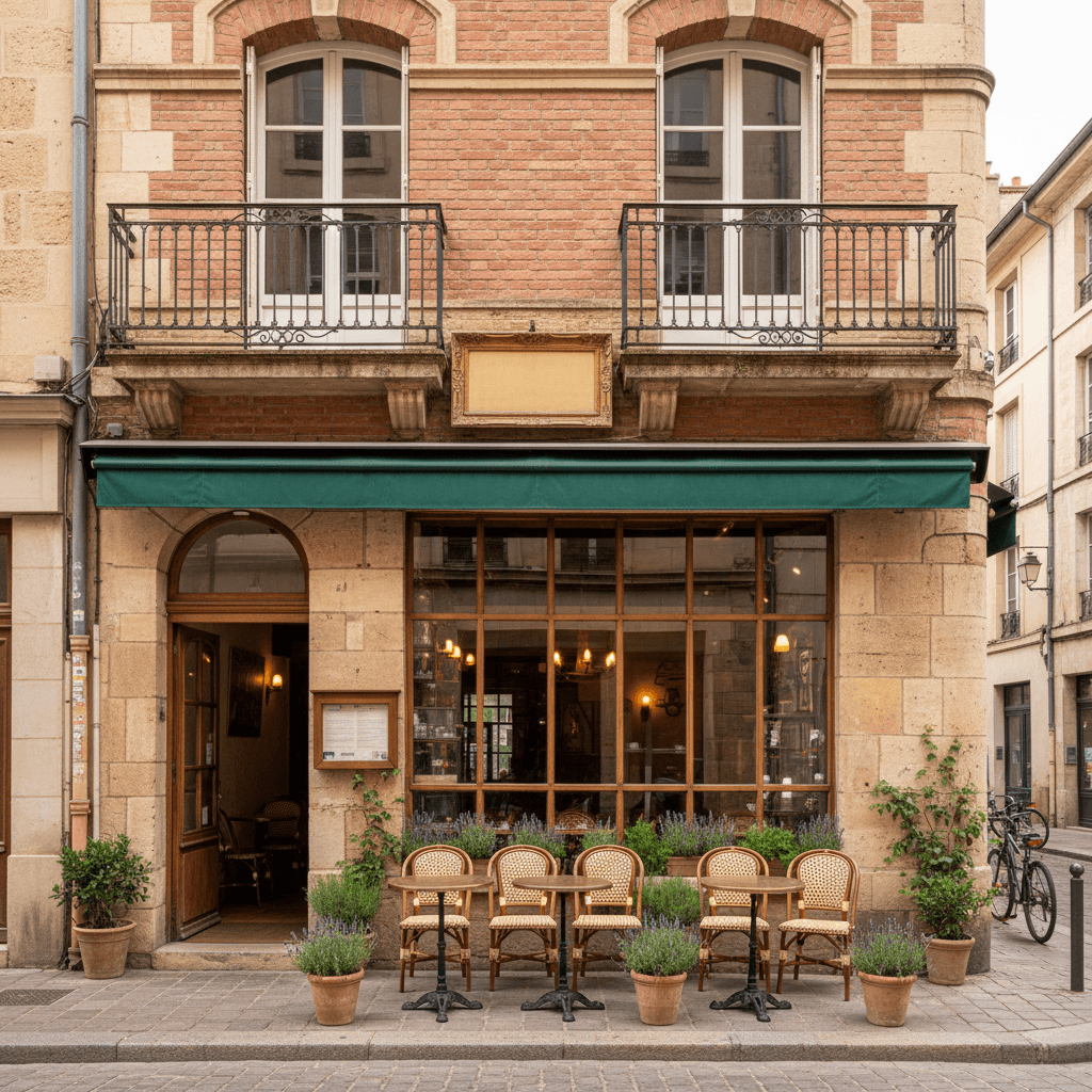 Restaurant à Toulouse : terrasse - extraction - Image 1