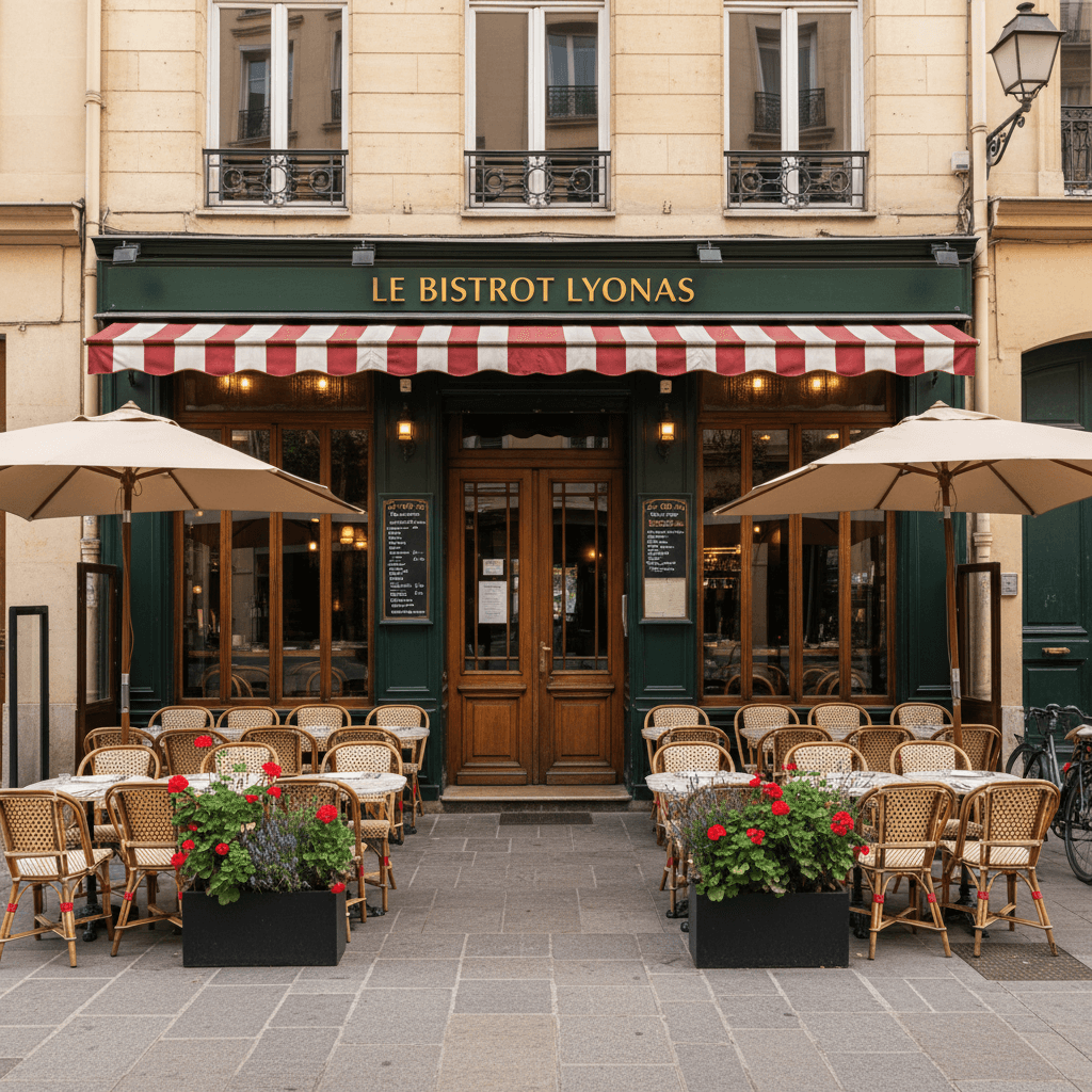 Restaurant 100m² à Lyon : terrasse - extraction - Image 1
