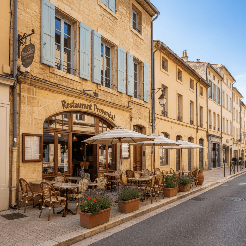 Restaurant 70m² à Aix-En-Provence : terrasse - licence IV